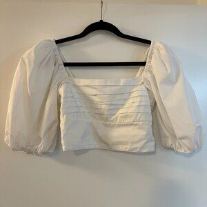 Small White Abercrombie Top